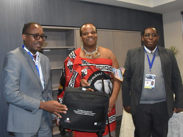 His Majesty King Mswati III Applauds EGPAF for Work in Eswatini