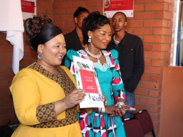 Lesotho First Lady Launches Free to Shine Campaign